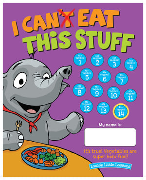 I CAN Eat This Stuff Motivational Chart (Help Motivate Your Child to Eat Their Veggies)